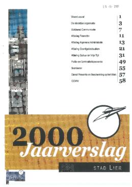 Verslag over het bestuur en de toestand der zaken van de stad Lier