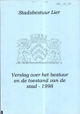 Verslag over het bestuur en de toestand van de stad Lier