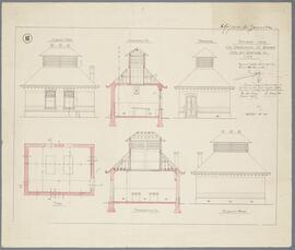 Ed. Careels, ontwerptekening: Dodenhuis aan Gasthuis