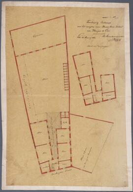 Cox, ontwerptekening: Inrichten van een middelbare meisjesschool te Lier (1/100)
