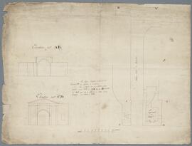 Tekening: De Mechelse buitenpoort (1/100)