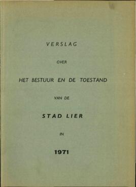 Verslag over het bestuur en de toestand van de stad Lier