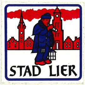 Stad Lier / afbeelding van de torenwachter