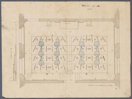 Tekening: De opbouw van de tekenklas in de normaalschool