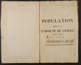 Bevolking Lier. Jaar 12. 1803. 8ème section. Gehucht De Meyl.