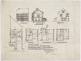 J. Meulepas, ontwerptekening: Schoolhuis Hagenbroeck