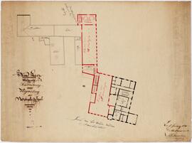 Slootmaeckers, plattegrond: 2º verdiep m.b.t. de vergroting van de Rijksnormaalschool