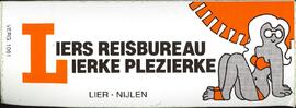 Liers Reisbureau Lierke Plezierke / Reclame