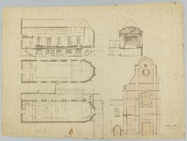 Tekening: Veranderingen aan Zaal Vredeberg
