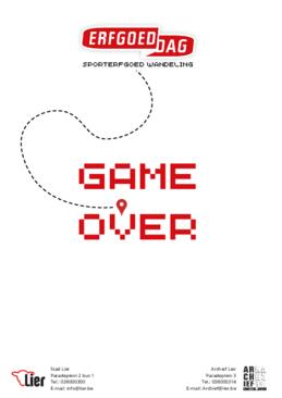 Sporterfgoed wandeling: Game Over