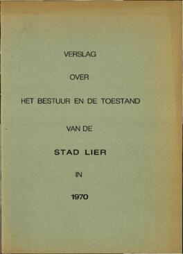 Verslag over het bestuur en de toestand van de stad Lier